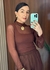 Body Gabi Tule Marrom - Menina Mulher Moda