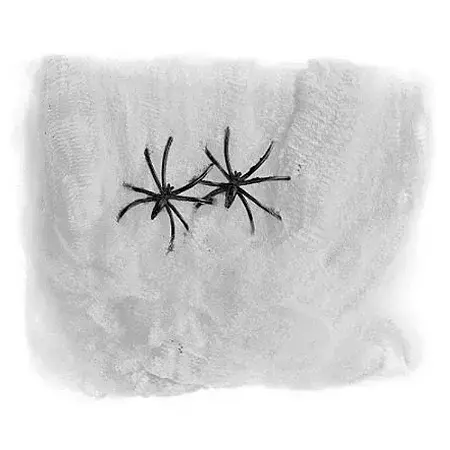 ENFEITE TEIA DE ARANHA HALLOWEEN C/2 ARANHAS BR SPIDER ERBS