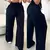 Calça Pantalona Feminina com Bolso Tecido Duna - comprar online
