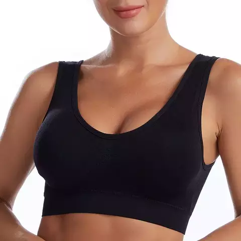 ConfortBra Max Esportivo Plus Size – Sutiã Sem Arame, Alças Ajustáveis e Modelagem Confortável