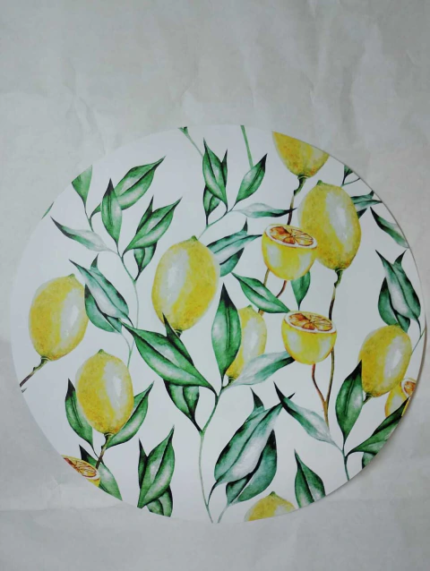PLATO DE SITIO DE PAPEL PER LA TAVOLA X 20 UN - DOS MANGOS