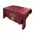 Toalha Brilhante para Mesa de Ceia / 2 x1,5 Metro - Vinho - comprar online