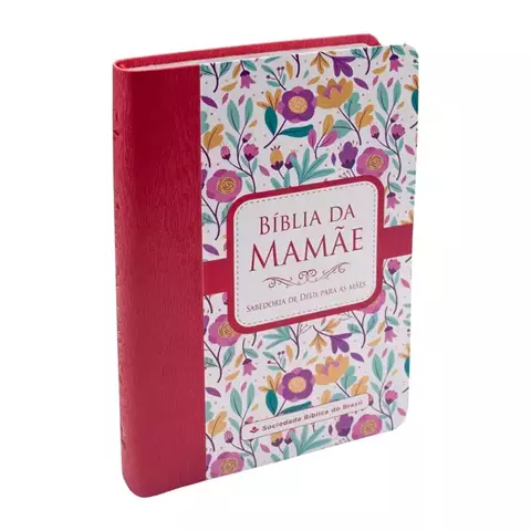 Bíblia da Mamãe | ARA | LetraNormal | Capa Luxo Flores Goiabá