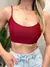Cropped em Ribana Alça Fina com Elástico Doris Ref. 991 - loja online