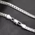 20-60cm 5mm cor prata design de marca de luxo nobre colar corrente para mulher m - loja online