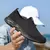 Yrzl tênis masculino malha grossa sapatos casuais ao ar livre tamanho grande mo - loja online