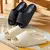 Chinelos de verão para homens mulheres eva fundo macio interior casa slides mar na internet