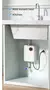 Montado na parede aquecedor elétrico de água, aquecimento instantâneo, chuvei na internet