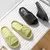 Chinelos de verão para homens mulheres eva fundo macio interior casa slides mar - EasyShop