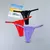 3 pçs sexy tangas roupa interior para mulheres perspectiva renda g-string calci - comprar online