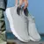 Yrzl tênis masculino malha grossa sapatos casuais ao ar livre tamanho grande mo