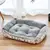 Classical pet Mat Fashion Dog Kennel Bed House Breathable Cotton Soft Cat Nest D na internet