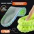 1 par 4d sapatos macios palmilhas para pés fasciite plantar palmilha arco apoio - comprar online
