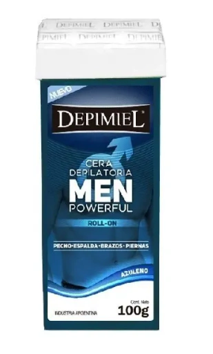 DEPIMIEL CERA ROLL ON MEN POWER FUL 100g