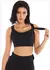 Top Esportivo Com Ajuste Lateral e Zíper Frontal