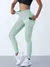 Calça Legging Cintura Alta Com Bolso Alta Resistência