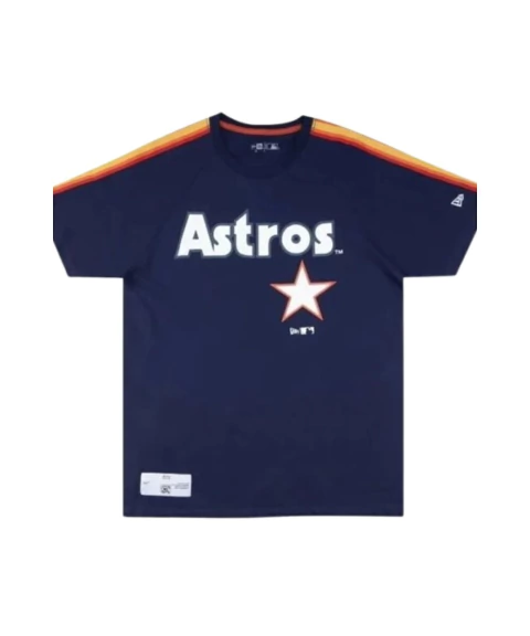 Camiseta New Era Regular Mlb Houston Fanpage