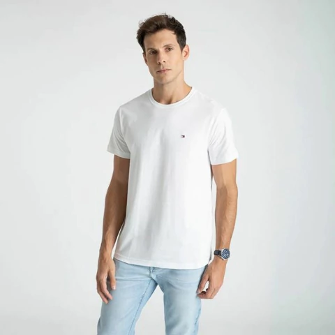 Camiseta Clássica Gola C Tommy Hilfiger - comprar online