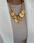 Colar Dourado 9 Medalhas - Cruz, Santos e Santas