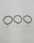 Kit com Pulseiras Prateadas em Aço Inox - São José, São Miguel e São Bento - comprar online