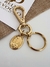 Chaveiro Dourado de Nossa Senhora de Fátima