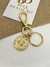 Chaveiro Dourado Medalha de São Bento