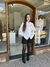 Camisa Social com Cinto – Manga Larga - BEATRIZ CASTRO STORE