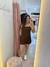 Conjunto Alfaiataria Marrom – Short + Blusa de Alcinha - BEATRIZ CASTRO STORE