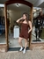 Conjunto Alfaiataria Marrom – Short + Blusa de Alcinha na internet