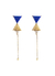 Brinco Camilly em Ouro Amarelo 18k com Safira na internet