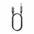 CABLE PREMIUM BM31 FONENG MINI PLUG 3.5 MM M/TIPO C 1 M NEGRO