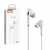 AURICULAR C/ CABLE 3.5 MM C/ GOMITA SOMOSTEL PRO3 BLANCO en internet