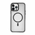 FUNDA PREMIUM APPLE OPACO CON BORDE- MAGSAFE IPH14PRO NEGRO