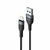 CABLE PREMIUM MALLADO FONENG X51 USB - LIGHTNING 2 M NEGRO