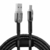 CABLE PREMIUM MALLADO ICASE USB - TIPO C CARGA RAPIDA 1 M NEGRO/ GRIS en internet