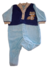 Macacão Plush Azul com Raposinha - comprar online
