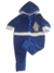 Macacão de Plush com Capuz – Estampa de Pinguim - comprar online