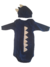 Body Dino com Touca azul-marinho - comprar online