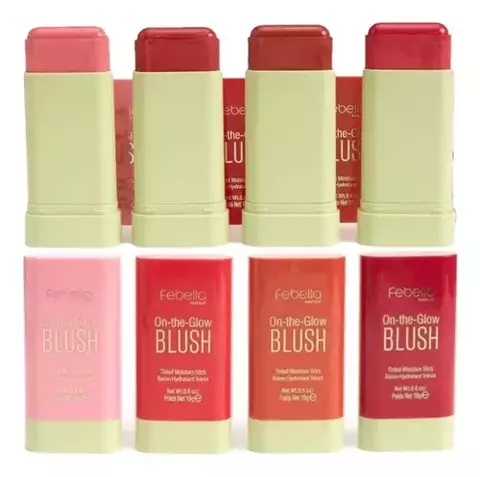 Blush On The Glow Em Stick Cremoso - Febella