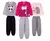 Kit 4 Peças Moletom Menina Inverno Outono Conforto e Estilo