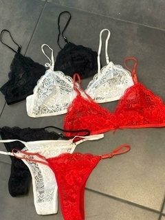 Conjunto de encaje PACK X3 - comprar online