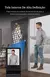 Fechadura inteligente para porta, brasil, tuya, voz portuguesa, fechadura eletrônica digital, wi-fi, aplicativo, senha de impressão digital, desbloqueio rfid para casa na internet