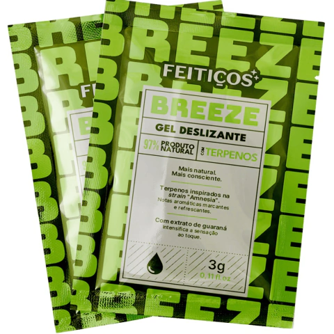 Sachê Gel Deslizante Com Terpenos Breeze 3g Feitiços Aromáticos