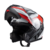 Capacete Escamot Gladiator V3 Reisen Vermelho E Branco 54 - Texx na internet