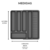 Organizador de Talheres C/Extensor Logic Natural - loja online