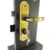 Fechadura Externa Stilo Bronze Para Portas De Madeira Ideal Para Sala e Cozinha 469 - MGM