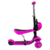 Patinete Infantil Motoca 2 Em 1 Rosa Cesta Joaninha - Importway - comprar online