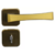 Fechadura Roseta Paris Porta Banheiro Wc Bronze Latonado - Mgm