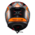 Imagem do Capacete Escamoteável Kratos Nomade Robocop C/ Óculos Preto Laranja e Cinza 60 - Texx