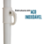 Imagem do Guarda Sol 2,40m Articulável Branco Haste 32mm Piscina Praia - Importway